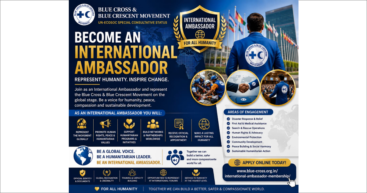 International Ambassador Membership - Blue Cross & Blue Crescent